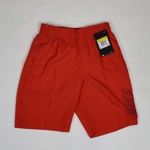 Nike Swim Volley Shorts Boys Size Medium University Red